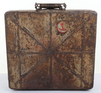 WW2 German Flak Shell Carry Case Captured on D-Day and Used by British Beach Groups