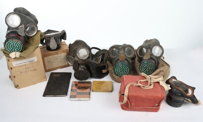 WW2 British Civil Defence / Home Front Gas Masks.