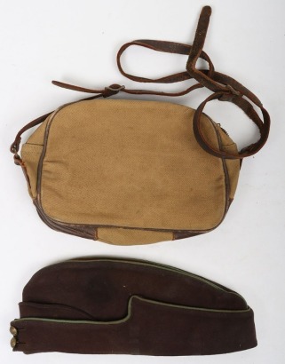 WW2 British ATS Handbag and Forage Cap