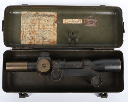 Rare WW2 No.32 Mk.III Sniper Scope for the NO.4T Rifle and Carry Case