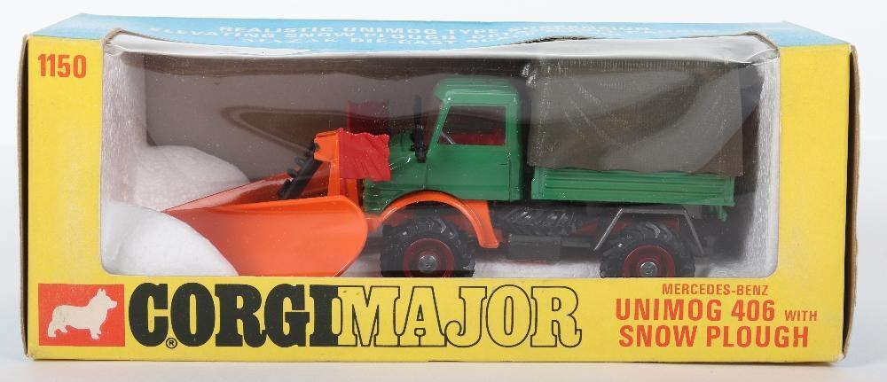 VTG 1970 2024 Corgi Major Mercedes-Benz Unimog 406 Snow Plough w/Box, Great Britain