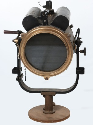 WW2 Royal Navy Ship Signaling Searchlight/Lamp.