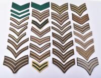 Large Quantity of British Army Cloth Rank Chevrons