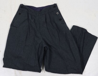 WW2 RAF Women's Auxiliary Air Force, WAAF, Trousers.