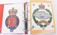 Large Quantity of British Regimental and Divisional Transfer Badges for Military Vehicles and Display Boards