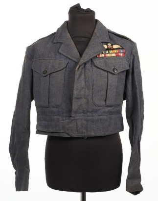 Early Post WW2 RAF Battle Dress Blouse of a Polish Decorated Pilot