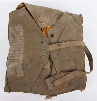 WW2 Period RAF K Type Dinghy and Type C Pack.
