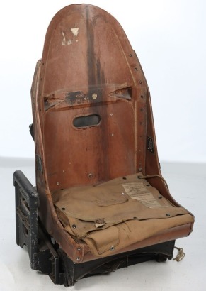 Early Post War RAF Aircraft Pilots Seat and C Type Dinghy Pack.