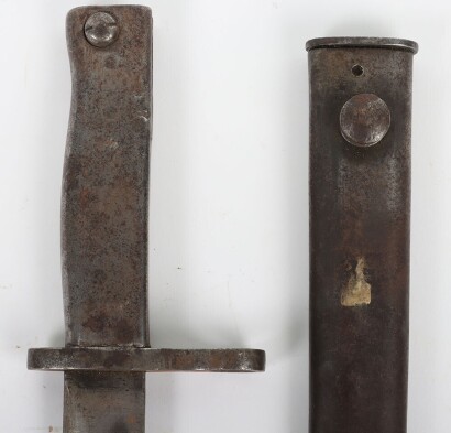 Imperial German / Turkish Mauser Export All Steel Knife Bayonet