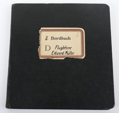 WW2 German Luftwaffe Log Book