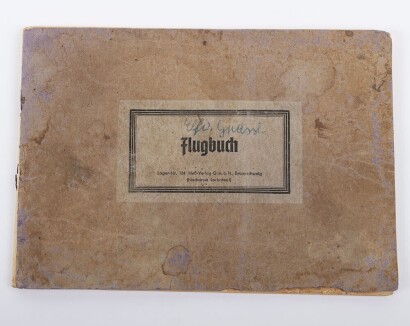 WW2 German Luftwaffe Log Book to Airmen Shot Down in February 1945