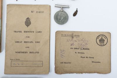 A Royal Air Force Second World War Mentioned in Despatches group of 5 medals with associated ephemera - 5