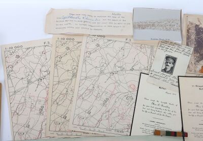 The superb Boer War and Great War group of 5 medals to an Officer in the Royal Inniskilling Fusiliers who was killed in action during the 3rd Battle of Ypres in August 1917, accompanied by an impressive archive of original documents and other artifacts. - 3