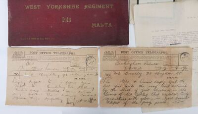 The superb Boer War and Great War group of 5 medals to an Officer in the Royal Inniskilling Fusiliers who was killed in action during the 3rd Battle of Ypres in August 1917, accompanied by an impressive archive of original documents and other artifacts. - 8