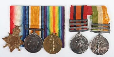 The superb Boer War and Great War group of 5 medals to an Officer in the Royal Inniskilling Fusiliers who was killed in action during the 3rd Battle of Ypres in August 1917, accompanied by an impressive archive of original documents and other artifacts. - 11