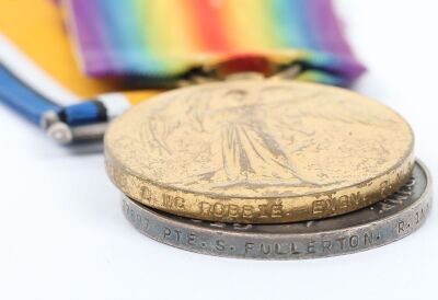 2 Medal groups for service in the Great War - 6