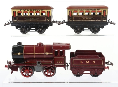Hornby 0 Gauge Clockwork Pre-War No 2 Passenger Train Se - 6