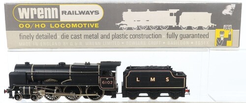 A Wrenn 00 Gauge W2261 Royal Scot Class Locomotive and Tender