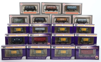 Nineteen Boxed Dapol 00 Gauge Scale Rolling Stock & Wagons