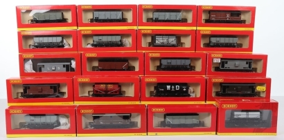 Twenty Boxed Hornby 00 Gauge Rolling stock & wagons