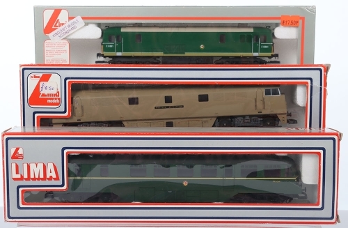 Three Boxed Lima 00 Scale Locomotives