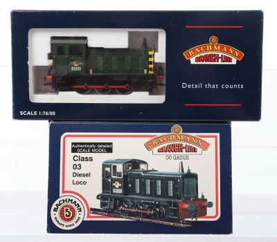 Two Boxed Bachmann Branch Line 00 Scale Diesel Shunters