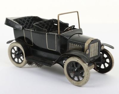 German Tinplate Clockwork Open Model Ford - 3