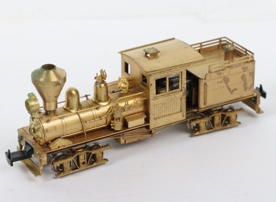Westside Model Company H0 Gauge Brass Class A 20 ton Shay Steam Locomotive - 2