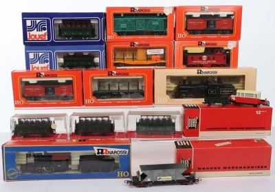 A Quantity of Rivarossi & Jouef HO Scale Trains