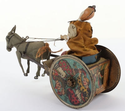 Lehmann (Germany) Tinplate Clockwork The Balky Mule Stubborn Donkey - 4