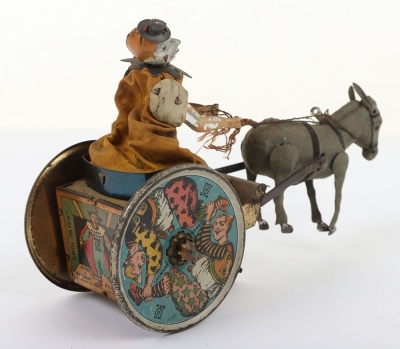 Lehmann (Germany) Tinplate Clockwork The Balky Mule Stubborn Donkey - 6