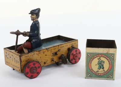 A Lehmann (Germany) Tinplate Clockwork Autin American Boy Pedal Car - 7