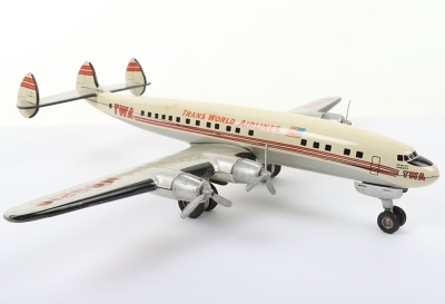 Arnold (Germany) Tinplate Super Constellation Airliner Trans World Airliners - 3