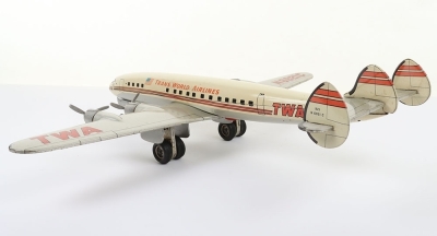 Arnold (Germany) Tinplate Super Constellation Airliner Trans World Airliners - 6