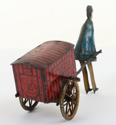 Lehmann (Germany) Tinplate Clockwork Express Porter - 2