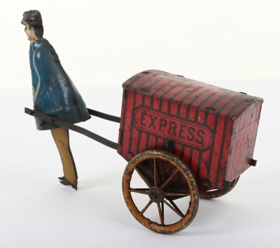 Lehmann (Germany) Tinplate Clockwork Express Porter - 4