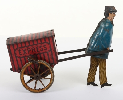 Lehmann (Germany) Tinplate Clockwork Express Porter - 7