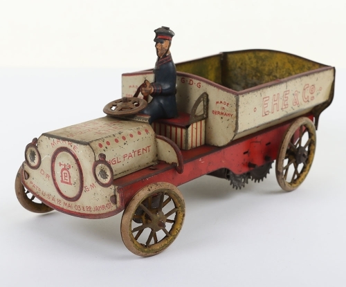 A Lehmann (Germany) Tinplate Clockwork EHE & Co Delivery Truck