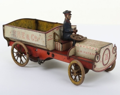 A Lehmann (Germany) Tinplate Clockwork EHE & Co Delivery Truck - 3