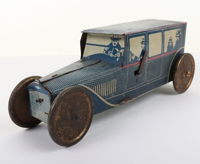 An American 1920&rsquo;s-30&rsquo;s Lithographed Tin plate Limousine