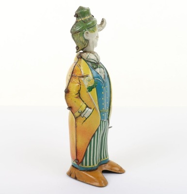 Scarce Fischer (Germany) Tinplate Clown, with long nose - 2