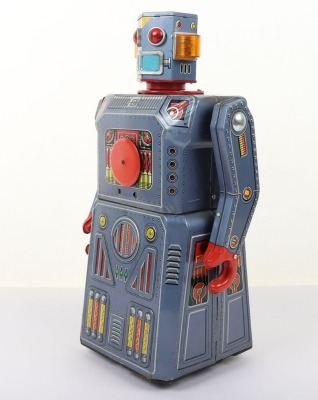Rare Japanese 1950s Masudaya Battery Operated Gang of 5 Target Robot - 4