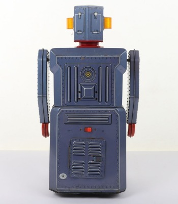 Rare Japanese 1950s Masudaya Battery Operated Gang of 5 Target Robot - 5