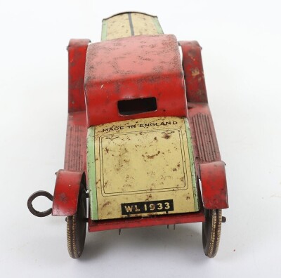 A Wells England Tinplate Coupe Car - 4