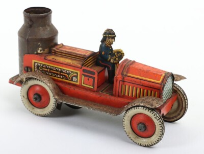 Arnold (Germany) Tinplate Clockwork Fire Engine - 2