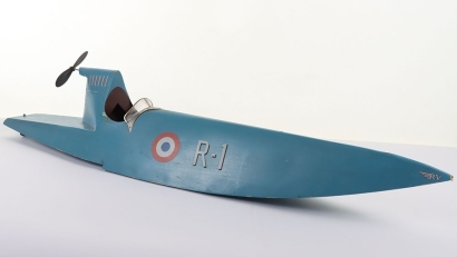 Authentic Models Blue Vitesse Speed Boat