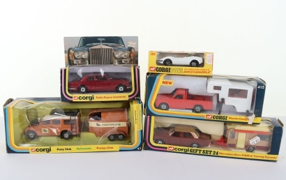 Five Vintage Boxed Corgi Toys