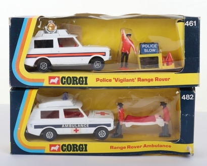 Vintage Corgi Toys 461 Whizzwheels Police Vigilant Range Rover