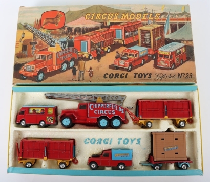 Vintage Corgi Toys Gift Set 23 Chipperfields Circus Models