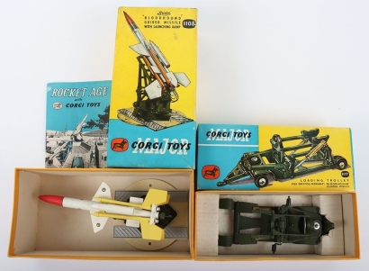 Two Boxed Vintage Corgi Major Toys, including 1108 Bristol Bloodhound Guided Missile with Launching Ramp